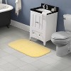 Jazz Shaggy Solid Washable Nylon Bath Rug - Garland - 2 of 4