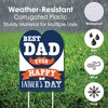 Big Dot of Happiness Happy Father's Day - Party Decorations - We Love Dad Party Welcome Yard Sign - 3 of 4