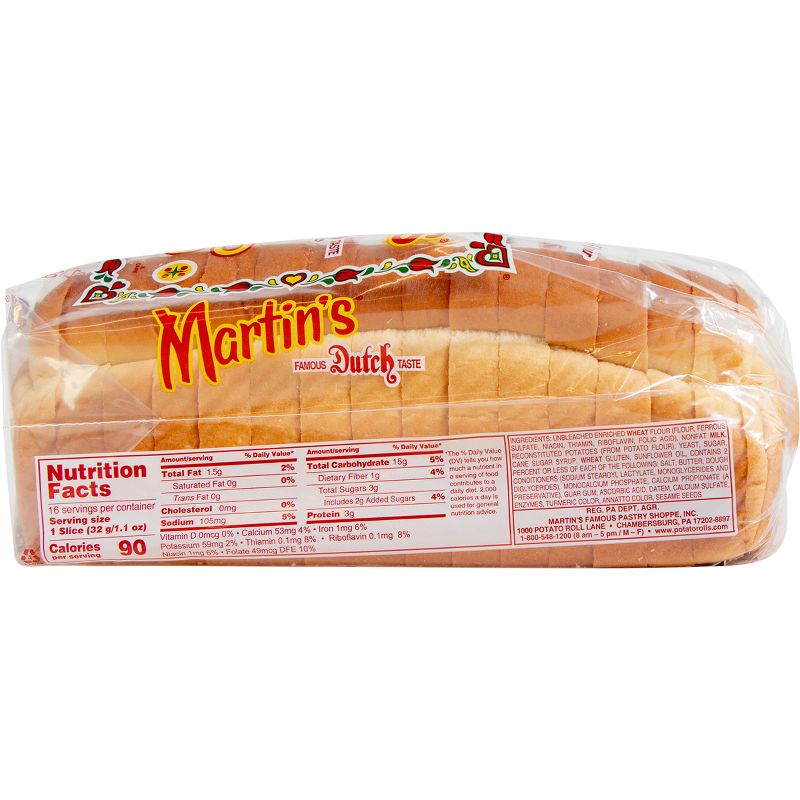 Martin&#39;s Potato Sandwich Bread - 18oz, 3 of 6