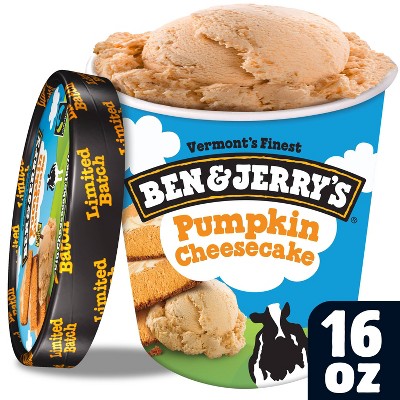 Ben & Jerry's Pumpkin Cheesecake Ice Cream - 16oz