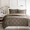 Lyngins Comforter Set, 3M Scotchgard Stain Release Bedding Set, Reversible Diamond Quilting,1 Comforter & 1 Sham, OEKO-TEX Certified - 3 of 4