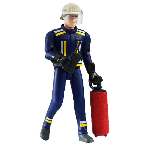 Bruder Bworld Fireman Figure With Accessories : Target