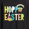 Men's - SpongeBob Squarepants - Hoppy Easter Icons Long Sleeve Graphic T-Shirt - 2 of 4