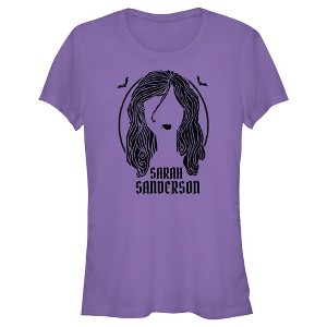 Juniors Womens Hocus Pocus Sarah Sanderson Portrait T-Shirt - 1 of 4