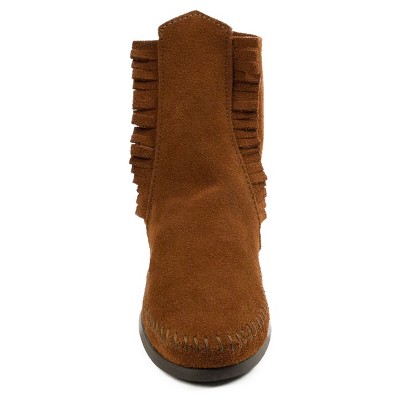 leather boots without heel