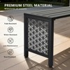 Karl Home | 39.3-Inch Patio Metal Bench - 2 of 4
