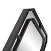 Howard Elliott 15.75"x15.75" Metal Framed Diamond Accent Wall Mirror Matte Black - 4 of 4