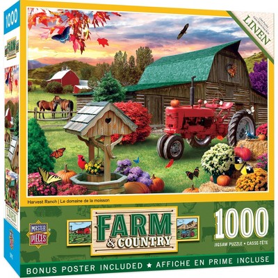 New Nice Farmhouse Educational 1000 Piece Jigsaw Puzzles Adults Kids Puzzle Toy 