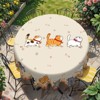 LOVEVOOK Cat Tablecloth - Farmhouse Animals Table Covers, Cute Table Clothes for Dining Room, Party, Home Decor - 3 of 4