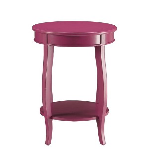 Acme Furniture Aberta Accent Table Purple - 1 of 4