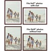 Americanflat 13x19 Picture Frame with Polished Plexiglass - Set of 2 - Use as 11x17 Frame with Mat or 13x19 Frame Without Mat - Mahogany - 4 of 4
