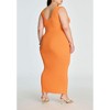 ELOQUII Women's Plus Size Stitch Detail Sweater Dress - 3 of 3