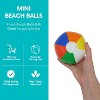 4E's Novelty 100 Pack Mini Beach Balls – 4" Inflatable Beach Balls Pool Party Favors for Kids - 4 of 4