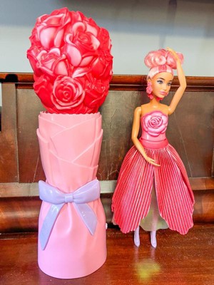 Barbie Petal Pop Scented Fashion Doll with Rose Dress, Reveal Accessories  like Bunny & More : Target