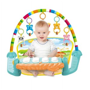 Swtroom Baby Play Mat Newborn Piano Toys Music Mirror Gym Floor Playmat Infants - 1 of 4