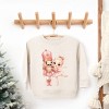 Pink Nutcracker Ballerina - Toddler Graphic Sweatshirt and Youth Graphic Sweatshirt - 3 of 4