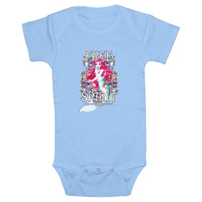 Infant's Disney Princess Free Spirit Bodysuit - Light Blue - 24 Months ...