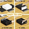 8-Pack Bed Sheet Organizers and Storage, Foldable Sheet Organizers for a Linen Closet, Balck-SpaceAid® - image 3 of 4