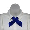 Women's Solid Color 1.75" W x Up to 19" L Crossover Tie Uniform Adjustable Neck tie - 2 of 3