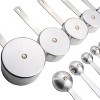 Gibson 10 Piece Stainless Steel Nesting Measuring Cup and Spoon Set in Silver - 3 of 4