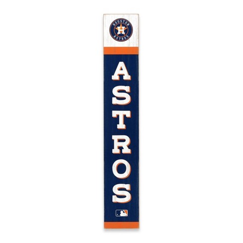 MLB Houston Astros Baseball Tradition Wood Sign Panel