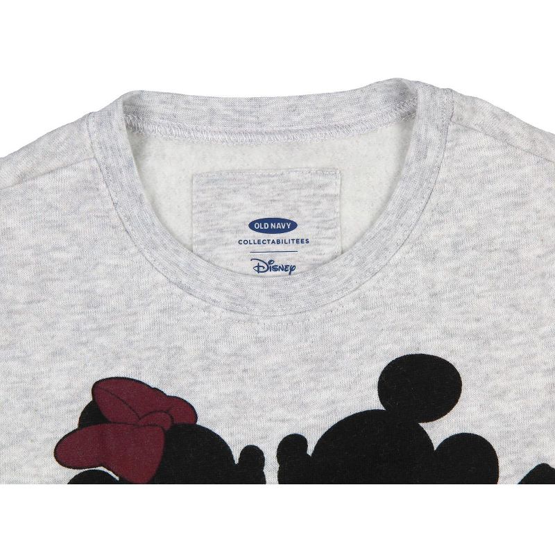 Disney Toddler Girls' Mickey and Minnie Love Light Sweatshirt Pullover Top, 3 of 4
