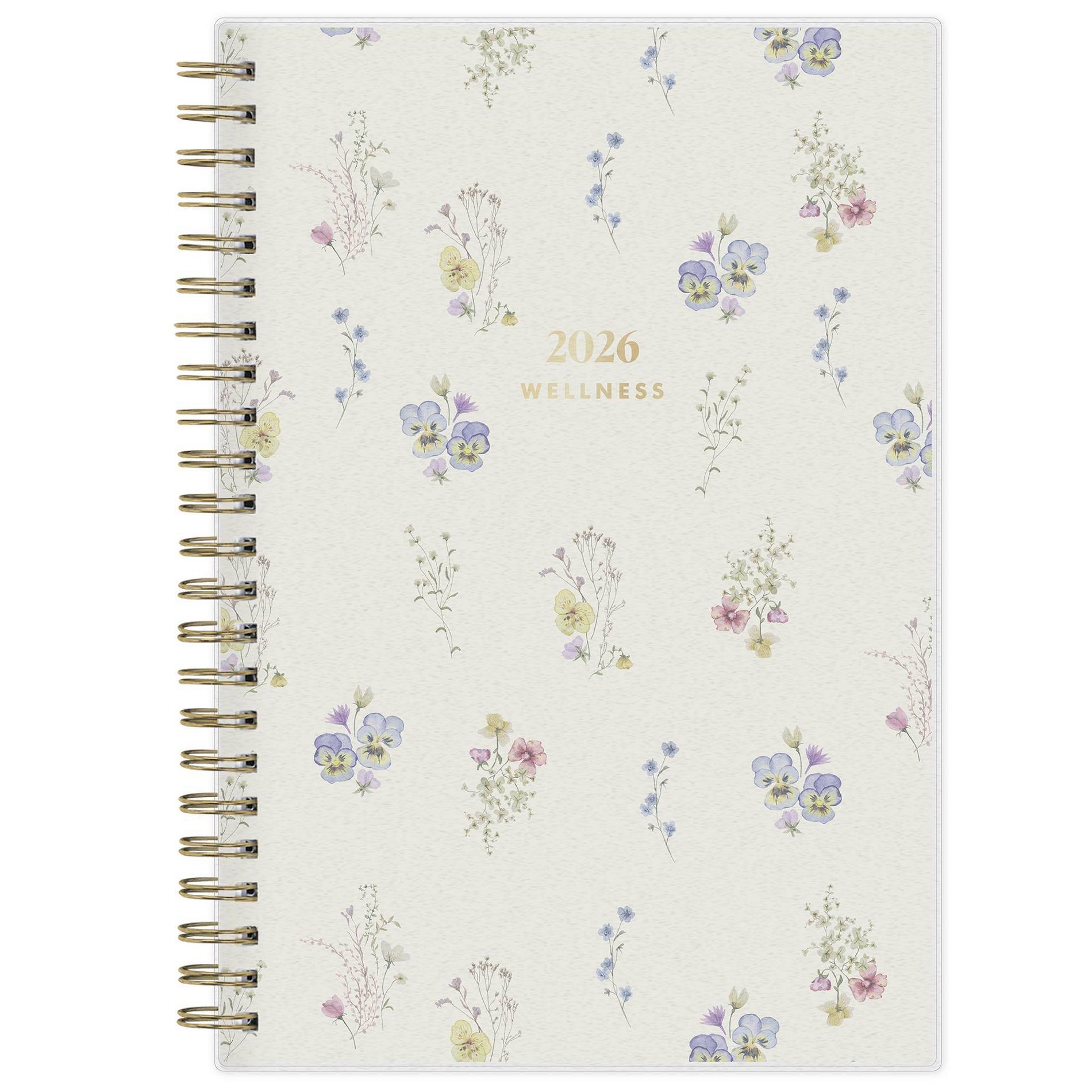 The Everygirl 5"x8" Wellness Planning Calendar Sonna Smooth Frosted RY 2026 Weekly/Monthly Safety Wirebound