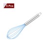 Unique Bargains Silicone Stainless Steel Non-Stick Coated Heat-Resistant Whisk 5 Pcs - 3 of 4