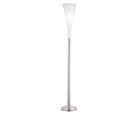 Adesso Mimosa Floor Lamp (Lamp Only) - Silver