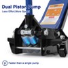 COZONY 3 Ton Low Profile Floor Jack, Heavy Duty Q235B Steel Hydraulic Trolley Jack Dual Pump for Car SUV Truck - 4 of 4