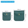 Unique Bargains Velvet Portable Rings Necklace Snap Button Storage Jewelry Pouch 10 Pcs - 2 of 4