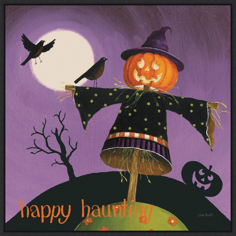 Amanti Art Happy Haunting V by Lisa Audit Framed Canvas Wall Art, 1 of 9