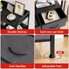 5 Drawer Dresser for Bedroom, Storage Organizer with Fabric Bins, Wood Top, Sturdy Steel Frame, Easy Pull Handle Gray - 3 of 4