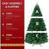 Luupatchy 7.5 Ft Christmas Tree, Artificial Spruce Tree with 1346 Branches and Metal Collapsible Stand - 4 of 4
