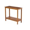 VASIP Acacia Wood Console Table, Indoor Outdoor Storage Furniture with Wide Tabletop and Lower Shelf  for Living Room, Entryway, Hallway - 4 of 4
