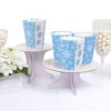 Big Dot of Happiness Blue Snowflakes - Winter Holiday Party Favor Popcorn Treat Boxes - Set of 12 - 3 of 4