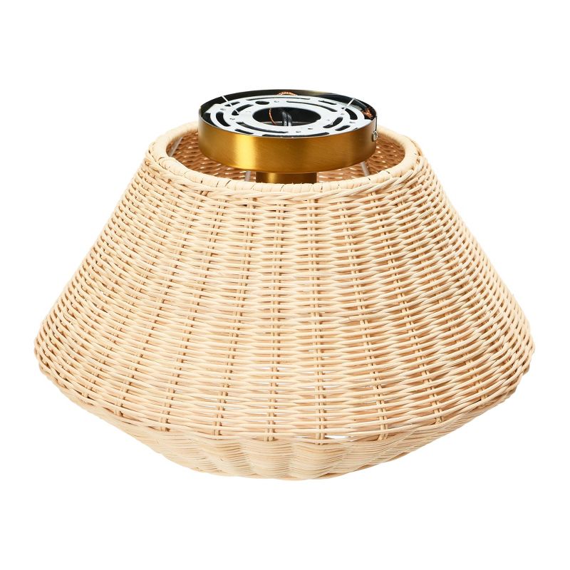 Storied Home Coastal Ceiling Lamp with Shade , 3 of 6