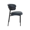 Meridian Furniture,Lupita Vegan Leather Dining Chair, Set of 2 - 4 of 4