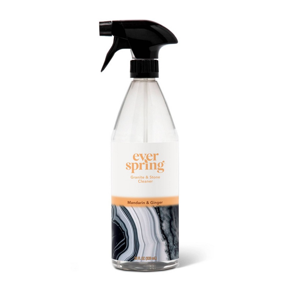 Mandarin & Ginger Granite & Stone Cleaner - 28 fl oz - Everspring™: Liquid Spray, Countertop Cleaner