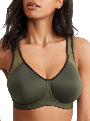 Body Up Medium Impact Spacer Underwire Sports Bra 32DD, Tan at   Women's Clothing store