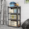 NicBex 4/5-Tier Heavy-Duty Adjustable Storage Rack,Garage Shelving with Adjustable Height Wood Shelves,Storage Organizer for Kitchen,Home & Warehouse - 2 of 4