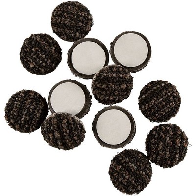 SuperSliders 1-1/2" 12pk Round Outdoor Furniture Leg Caps Felt