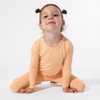 Bellabu Bear Peach Fuzz Bamboo Kids Pajamas - 2 of 4