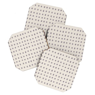 Holli Zollinger EARTHEN DOT Set of 4 Coasters - Deny Designs