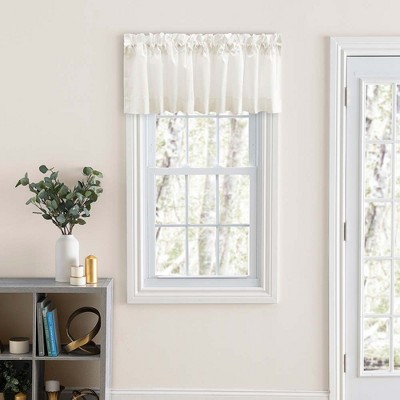 Natural Classic Tailored Rod Pocket Valance 86" x 15"