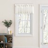 Ellis Classic Tailored Design in a Perma Press Fabric 3" Rod Pocket Tailored Valance 86"x15" Natural - 2 of 4
