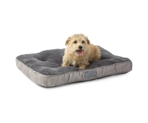 House of Paws Hessian Boxed Pet Duvet - Gray - Medium