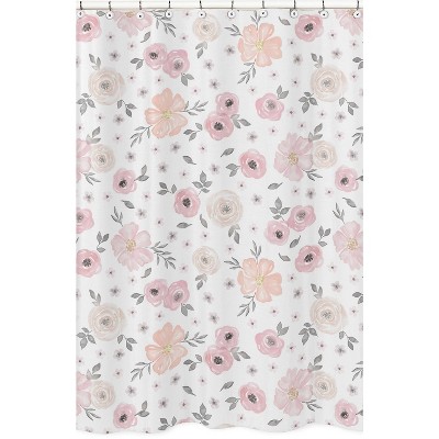 Floral Shower Curtain Pink - Sweet Jojo Designs