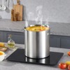 VEVOR Stainless Steel Stockpot, 24 Quart Cooking Pots, Cookware Sauce Pot with Lid, and Handle, Sanding Treatment, Silver - 2 of 4