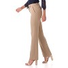 Rekucci Women's Smart Stretch Straight Leg Dress Pants with Zipper Closure – Office to Evening Wear - 2 of 4